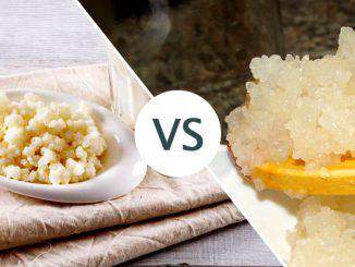Milk kefir vs water kefir